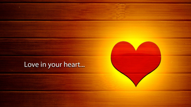 Heart light shining love in free wallpaper - medium preview image