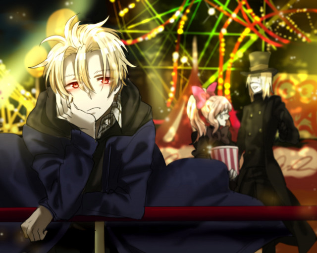 Man bench crowd carnival fireworks #3 free wallpaper - medium preview image