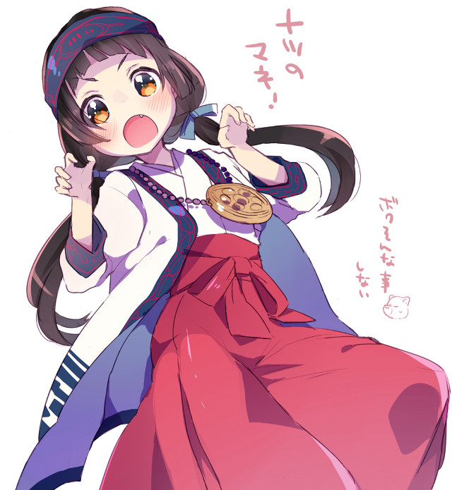 Woman long dress cookie hat free wallpaper - medium preview image