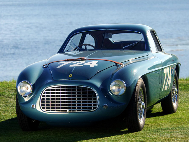 Blue sports car grass field #4 free wallpaper - medium preview image