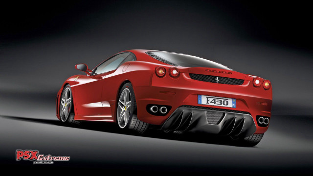 Red sports car dark room #29 free wallpaper - medium preview image