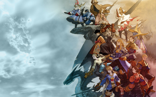 Tower group people swords sky free wallpaper - medium preview image