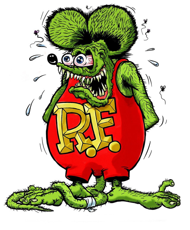 Cartoon rat red apron gold free wallpaper - medium preview image