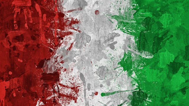 Italy flag wall paint splatters #2 free wallpaper - medium preview image