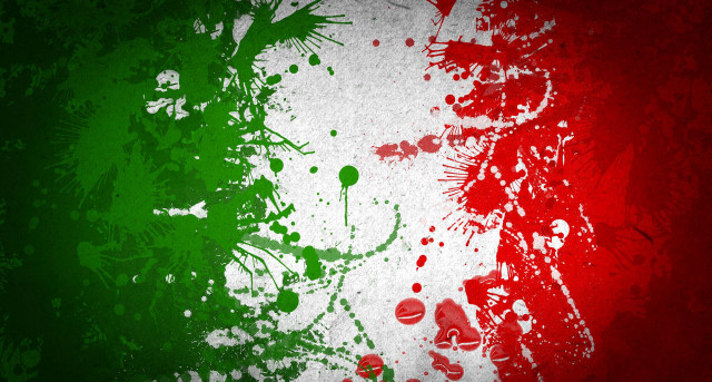 Grungy flag red effect side free wallpaper - medium preview image