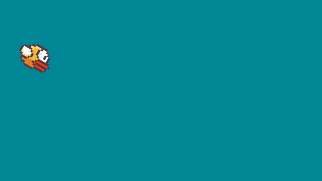 Cartoon character flying blue background free wallpaper for desktop - medium preview image