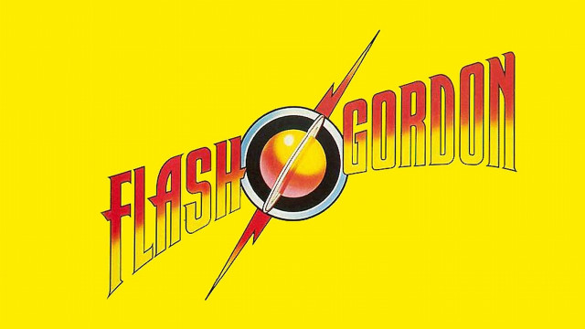 Yellow background flash gordon logo free wallpaper - medium preview image