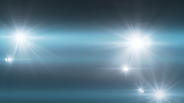 Blue background bright lights stars free wallpaper - medium preview image