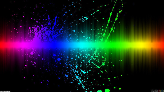 Colorful background rainbow light black #5 free wallpaper - medium preview image