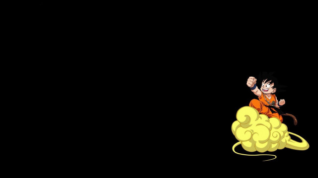 Cartoon character cloud black background free wallpaper - medium preview image