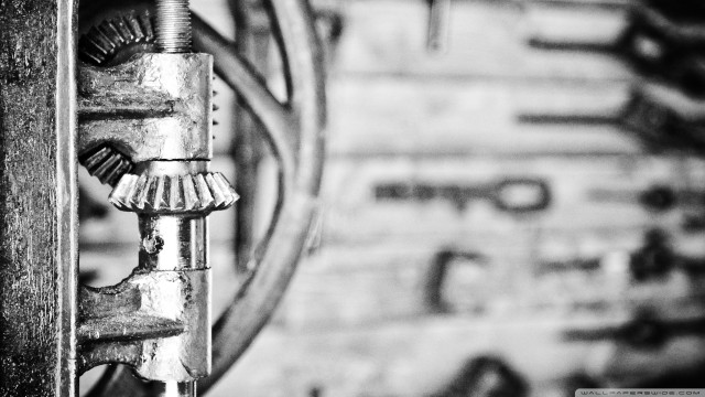 Close up clock brick wall free wallpaper - medium preview image