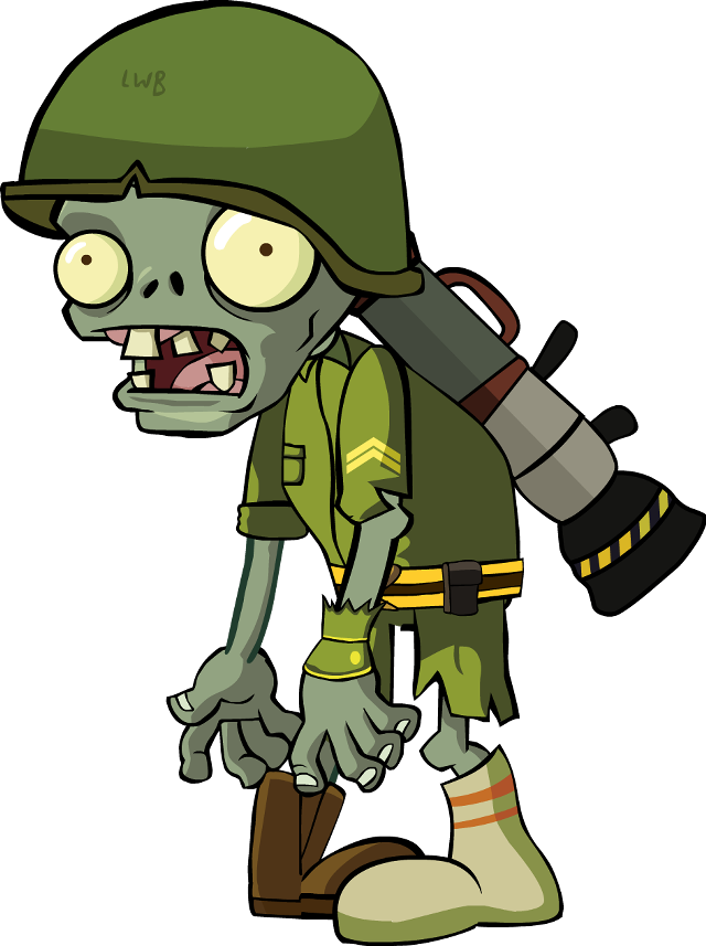 Cartoon zombie backpack funny halloween free wallpaper - medium preview image