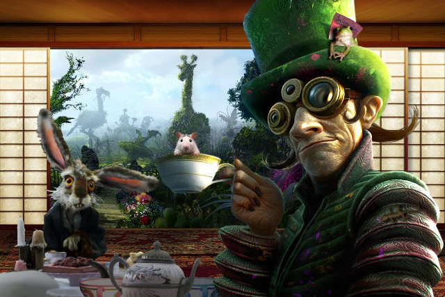Man green hat glasses bowl free wallpaper - medium preview image