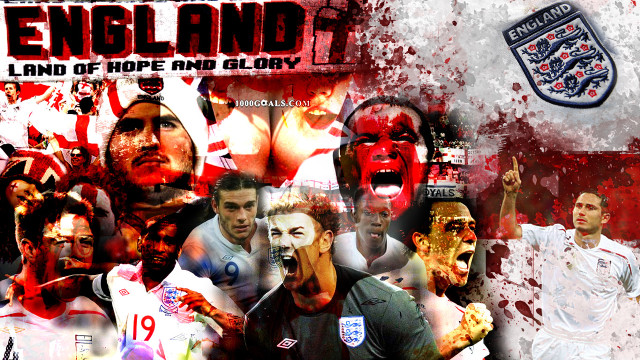 England players fans blood grunge free wallpaper - medium preview image