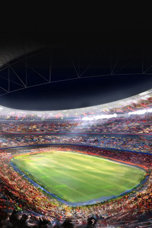 Stadium cityscape sunset greenfield digitalrendering free wallpaper - medium preview image