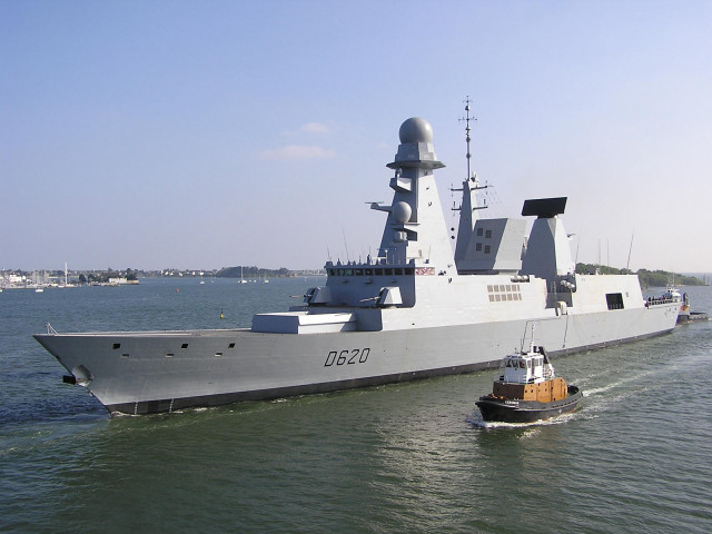 Large boat near large ship free wallpaper - medium preview image