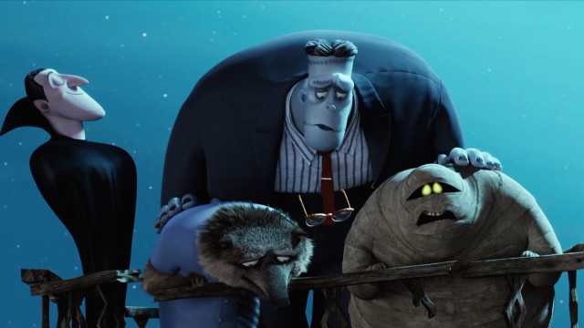Animated characters fence blue background free wallpaper - medium preview image