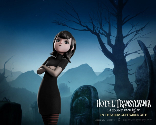 Cartoon character graveyard creepy tree free wallpaper for desktop - medium preview image