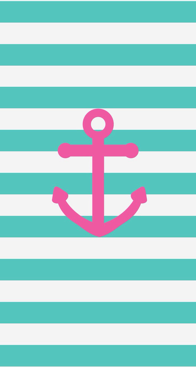 Pink anchor striped background folk free wallpaper - medium preview image