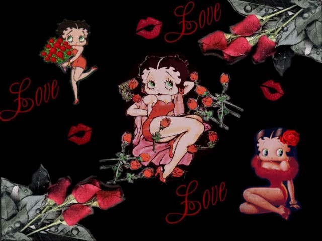 Girl roses boy doll love free wallpaper - medium preview image