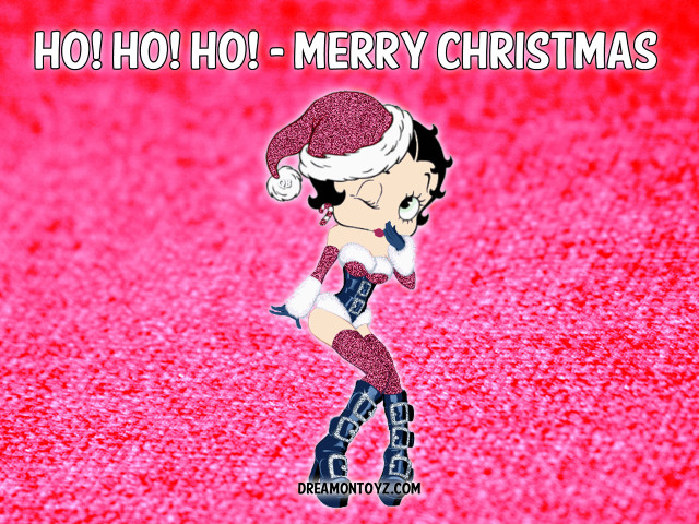 Santa woman pink background cherry free wallpaper - medium preview image