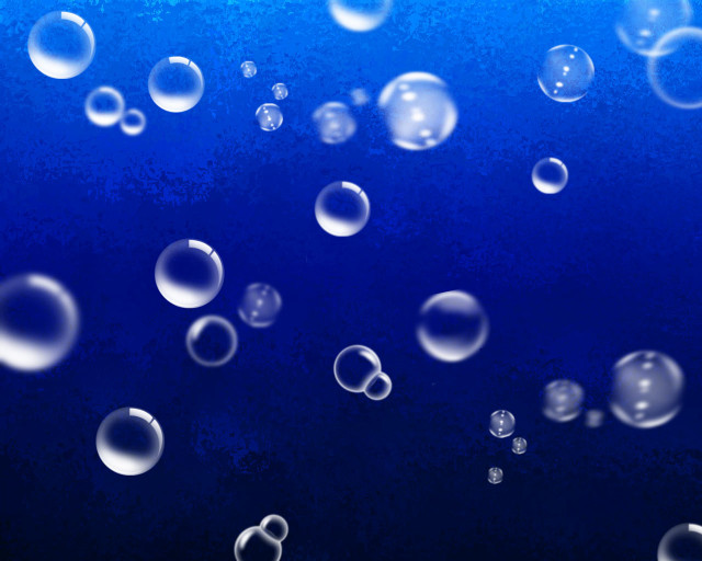 Bubbles floating air blue background free wallpaper - medium preview image