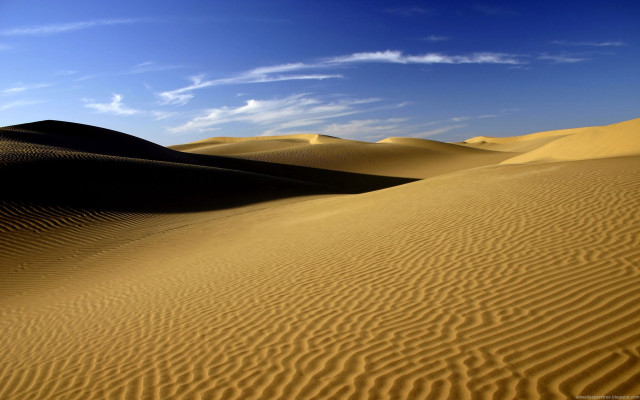 Desert sand dunes blue sky free wallpaper - medium preview image