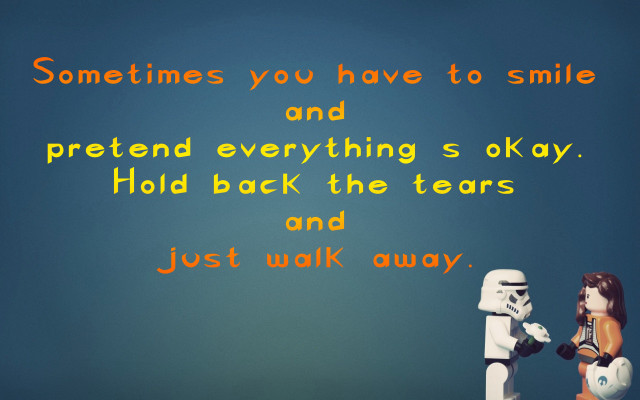 Star wars stormtrooper parody blue free wallpaper - medium preview image