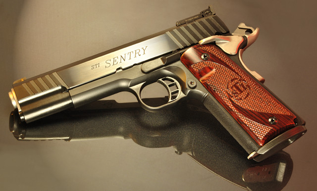 Gun red laser table silver free wallpaper - medium preview image