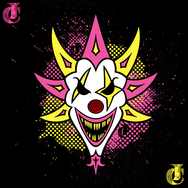 Colorful clown red nose paint free wallpaper - medium preview image