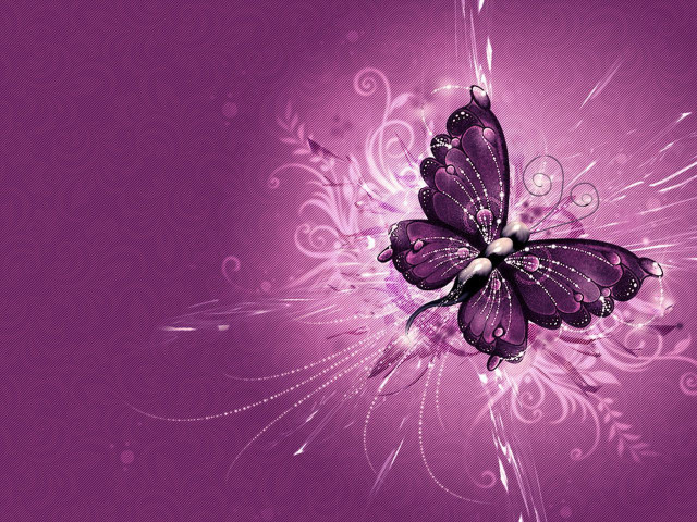 Purple butterfly gothic fairy wings free wallpaper - medium preview image