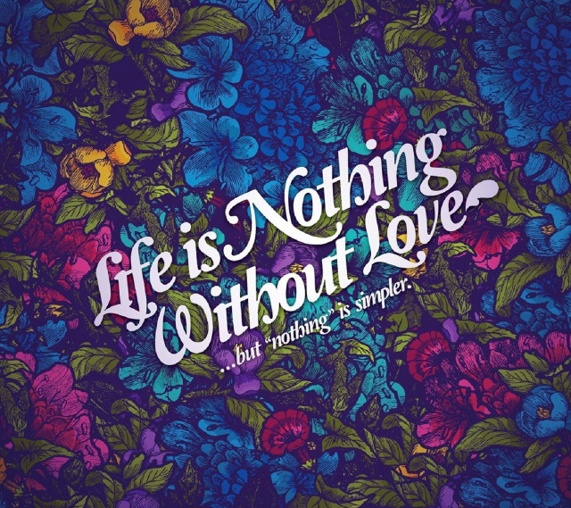 Colorful floral background with quote #2 free wallpaper - medium preview image