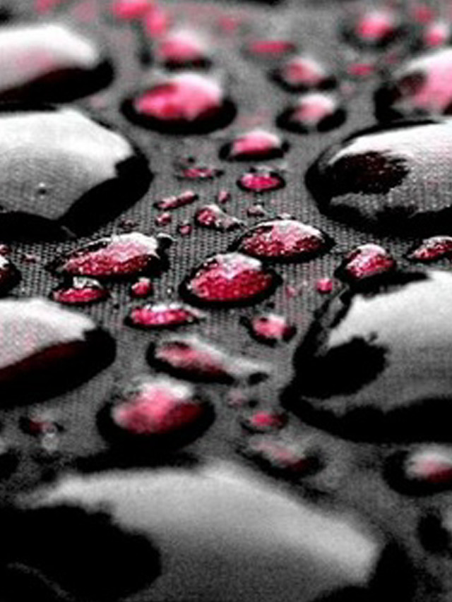 Black red background water drops free wallpaper - medium preview image