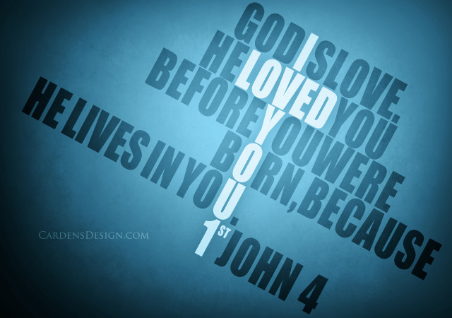 Blue background words say image free wallpaper - medium preview image