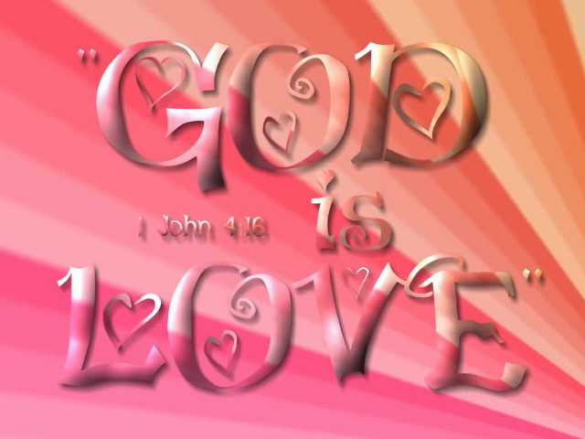 Pink red background god is free wallpaper - medium preview image
