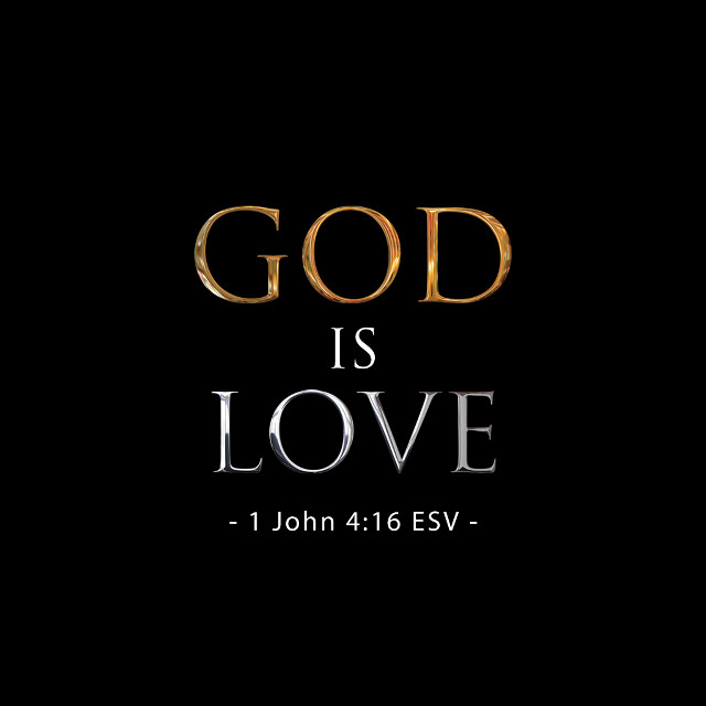 Black background gold lettering god free wallpaper - medium preview image