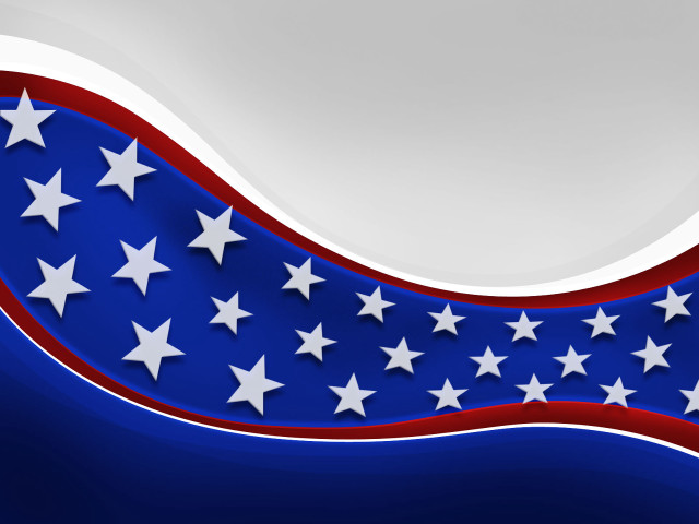 Patriotic background stars wavy red free wallpaper - medium preview image