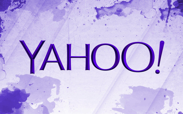 Purple background yahoo painted image free wallpaper - medium preview image