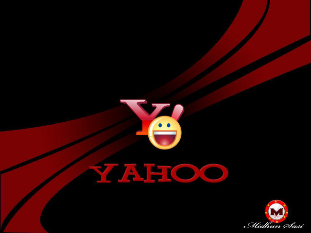 Smiley face red ribbon yahooo free wallpaper - medium preview image