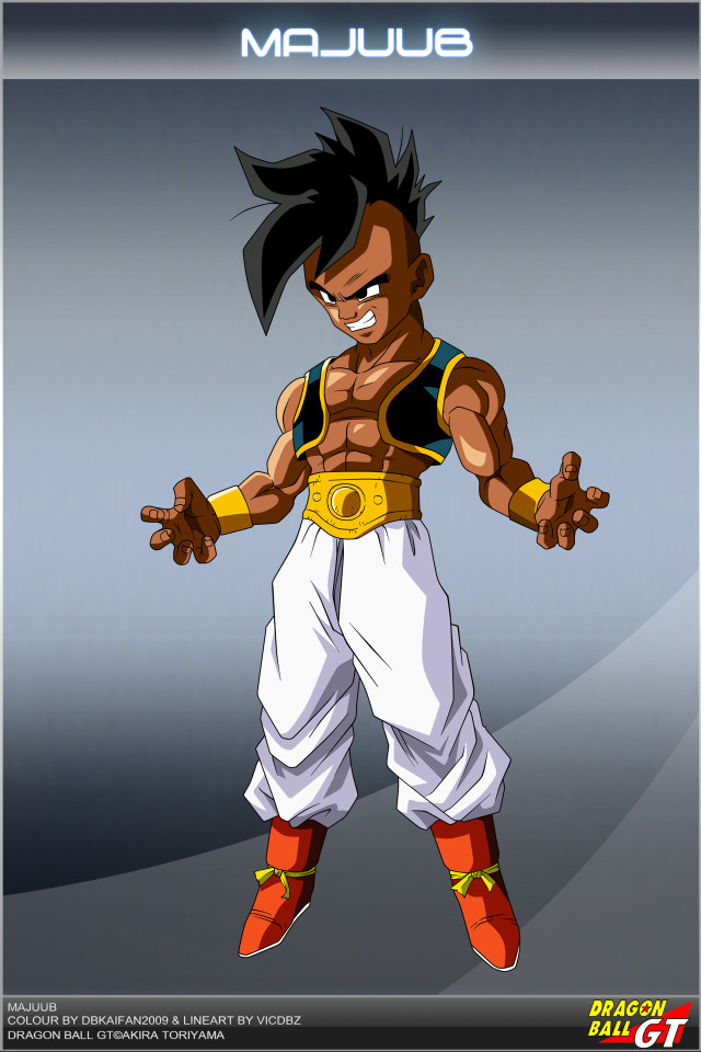 Cartoon blackhair yellowpants blackshirt muscular free wallpaper - medium preview image