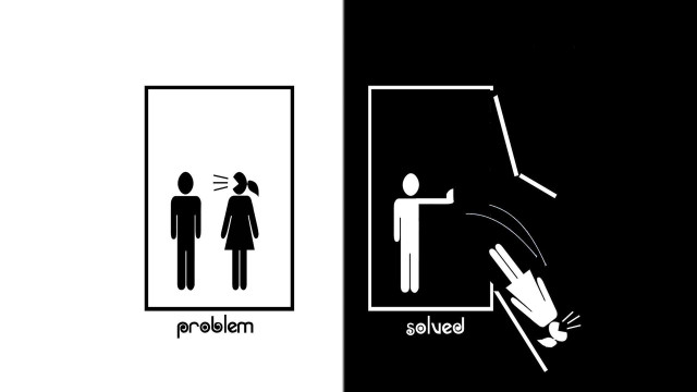 Black white mirror person hand free wallpaper - medium preview image