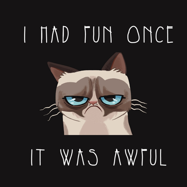 Grumpy cat blue eyes caption #2 free wallpaper - medium preview image