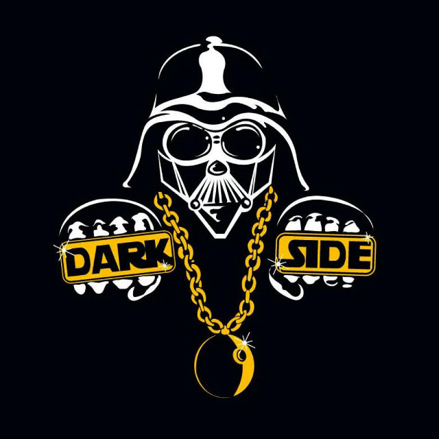 Dark side logo chain helmet free wallpaper - medium preview image