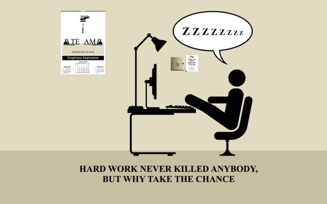 Man sitting desk computer thought free wallpaper - medium preview image