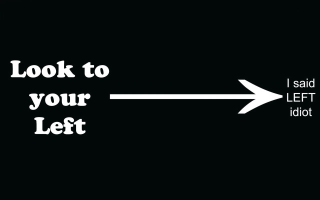 Black white arrow left right #3 free wallpaper - medium preview image
