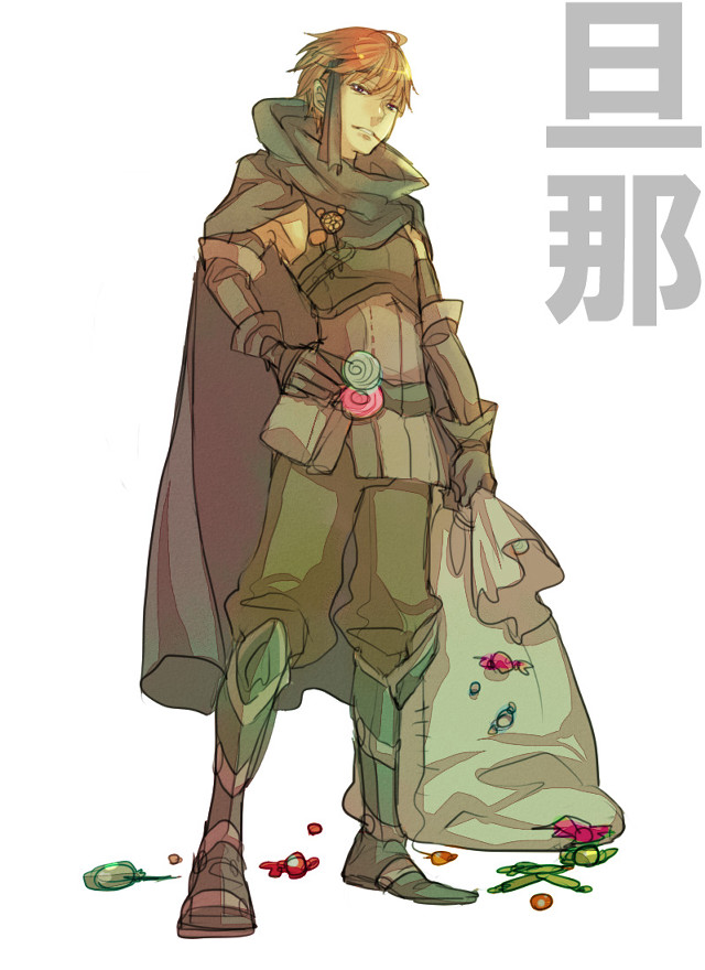 Man costume trash bag flower free wallpaper - medium preview image