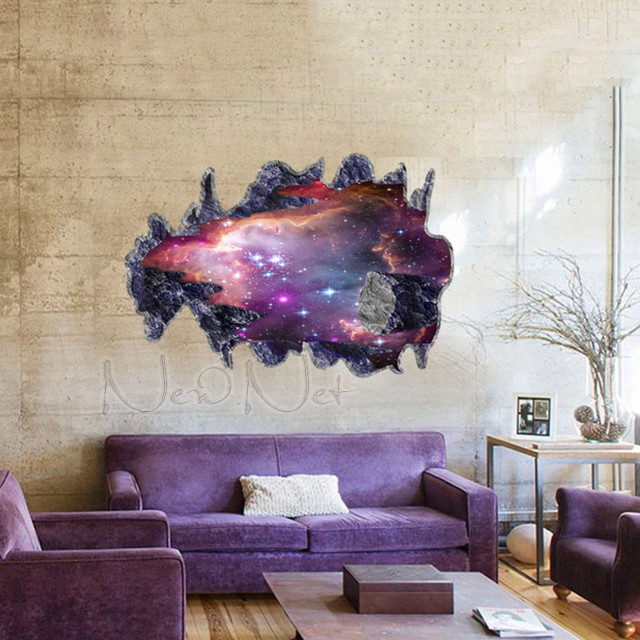 Purple couch chair space art free wallpaper - medium preview image
