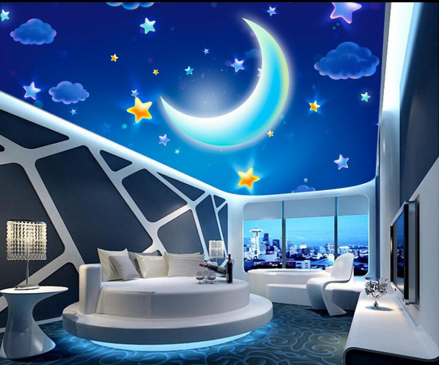 Moon stars room couch table free wallpaper - medium preview image