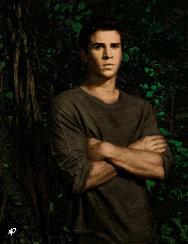 Man standing tree arms crossed free wallpaper - medium preview image