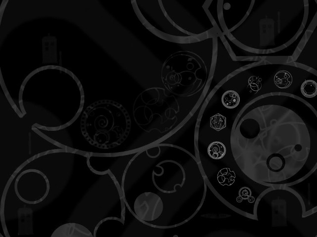 Black white clock gears tower free wallpaper - medium preview image